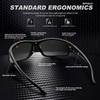 AWGSEE Polarized Sports Sunglasses for Men 100% UV Protection Wrap