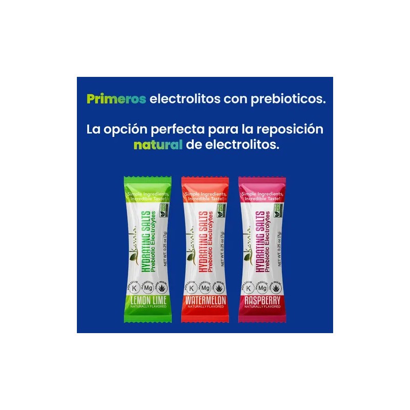 Electrolitos Kevala Con Prebioticos- Sabores Mix- 15 Sticks
