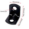 40PCS L Bracket Corner Brace Shelf Brackets 90 Degree Right