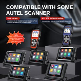 Autel Original OBD2 Main Test Cable, 5.6ft 1.7M, 16 Pin OBDII Diagnostic Test Cable, Work with Scanner MK808 MK808S MK808Z MX808 MX808S MP808 MP808S MP808K DS708 DS808 MS906 MS908, IM508 IM508S