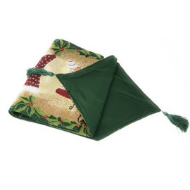 Tache Merry Christmas Stocking Holiday Table Runner 13X 72 in