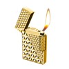 Soft Flame Metal Traditional Cigar Butane Lighter With Adjustable Flame
