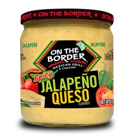 On The Border Queso Spicy Jalapeno 15.25 oz Jar (Pack of 4)