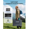 ECO-WORTHY 100W Portable Solar Panel for Power Stations,IP65 Waterproof &