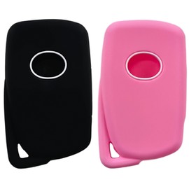 REPROTECTING Silicone Rubber Key Fob Cover Compatible with 2013-2021 Lexus ES300h ES350 GS350 GS450h IS200t IS300 IS350 LX570 NX200t NX300h RC350 RX350 RX450h HYQ14FBA