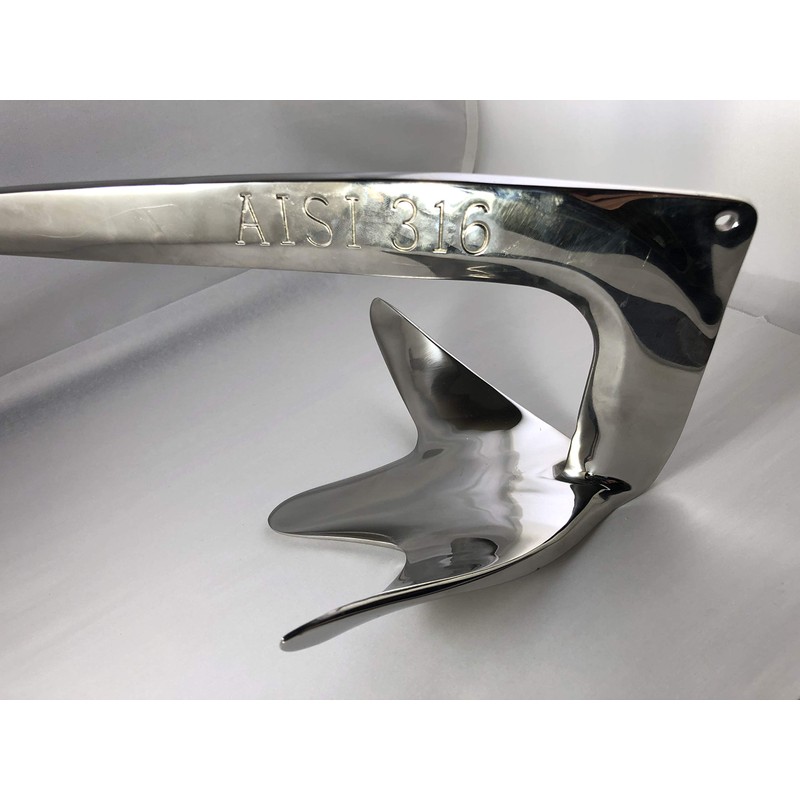 US Stainless Stainless Steel 316 Bruce Claw Force Anchor 2.2lbs