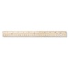 Westcott 10702 Hole Punched Wood Ruler English and Metric with