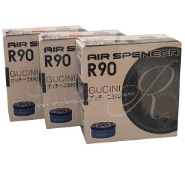 Eikosha Air Spencer 3-Pack of Air Spencer R90 Gucini Scent Japan Car Air Freshener JDM