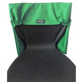 Seat Sack Large Elastic Chair Storage Pocket - 19 inch Adult Original Seat Sack - Green. Seat Sack chair pocket instant storage system with single pocket is thoughtfully designed to offer quick, convenient, easy organization by simply sliding the organiz