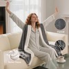 Heated Blanket Electric Throw, Portable Heated Wearable Shawl for Gifts,