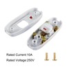BuxiuGK 2 Pcs Inline Light Switch,AC 250V 10A Low Profile