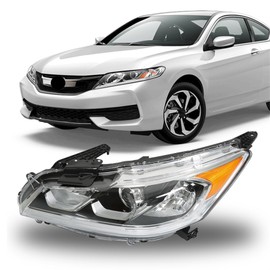 labwork Headlight Assembly Replacement for Accord LX 2016-2017 Headlight with DRL Set Driver Side