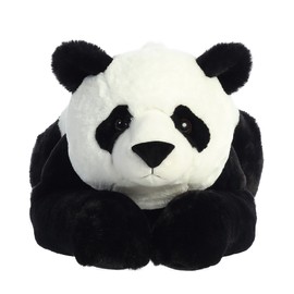 Aurora® Adorable Super Flopsie™ Panda Stuffed Animal - Playful Ease - Timeless Companions - Black 28 Inches