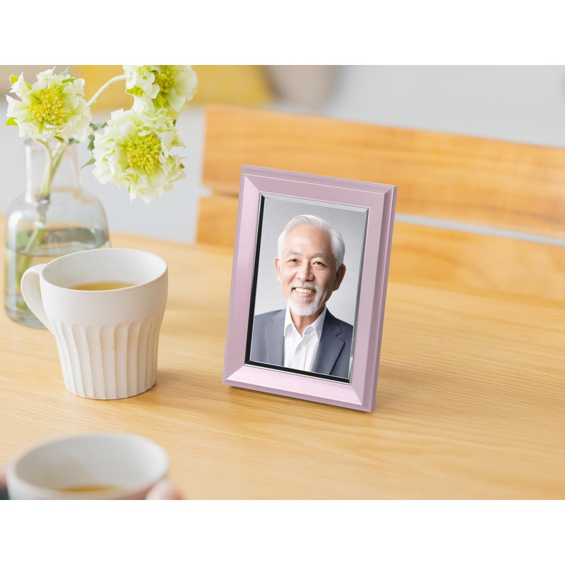 Kenko PS-JIR-L-PK Color Picture Frame Large Pink with Stand Resin