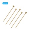 PATIKIL 200Pcs Gold Plated Ball Head Pins 24 Gauge 50mm