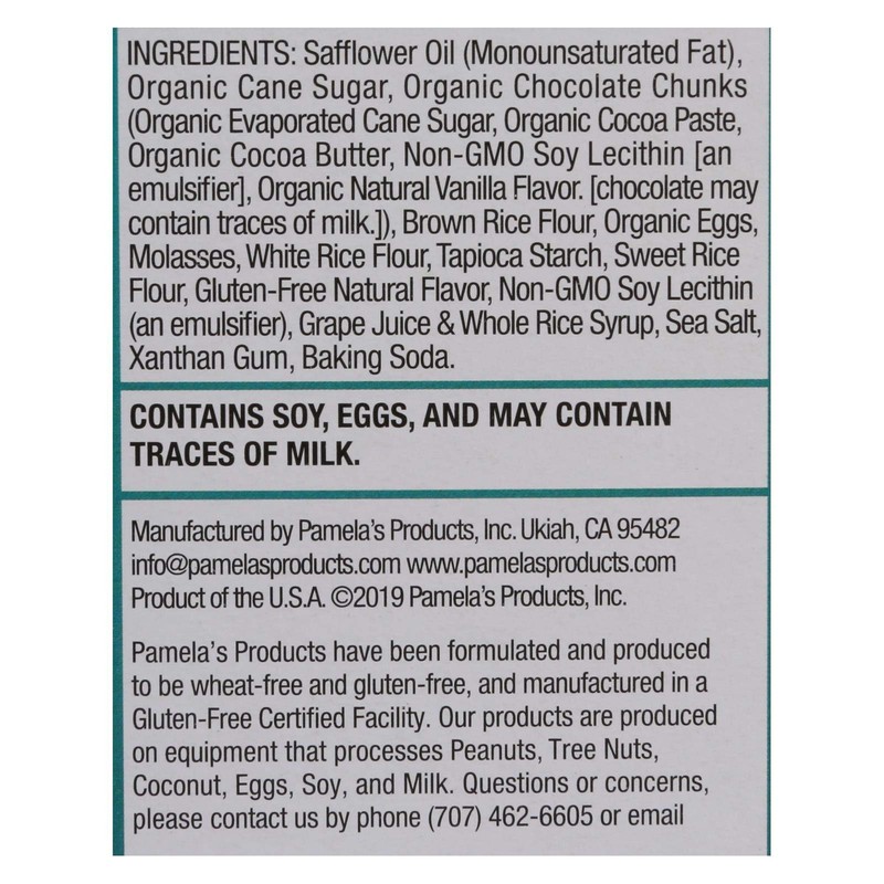 PAMELAS PRODUCTS Chunky Chocolate Chip Cookies, 6.25 OZ