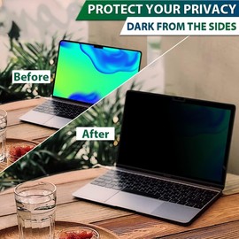 Magnetic Privacy Screen for MacBook Pro 14 Inch (2021-2024, M1, M2, M3,M4 Pro & Max) Removable Laptop Privacy Filter Shield and Matte Anti-Glare Blue Light Protector