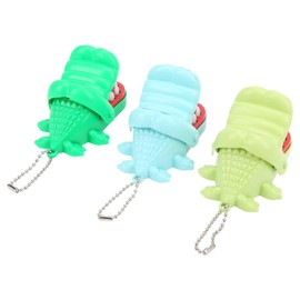 VGEBY Biting Finger Toy, 3 Pieces Kids Cartoon Animal Teeth Toy Game, Cute Biting Finger Toy, Keychain Set(One Biting Mini Crocodile(Random Color))