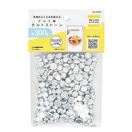 DELISH KITCHEN Pearl Metal Aluminum Tart Stone, Approx. 10.6 oz (300 g), CX-52, Silver