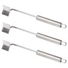 TOWEBOORY 3 Pack Corn Peeler with Long Handle, Stainless Steel