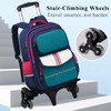Lightweight Foldable Backpack Trolley – Black 3-Wheel Rolling Hand Truck