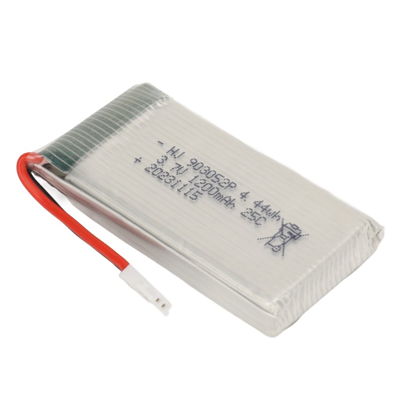 3.7V 1200mAh Lithium Battery for X5SW Quadcopter 903052P 25C RC