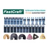 FastCraft® 42pc Multi Tool/Oscillating Tool Set - PRO Model 86225-1