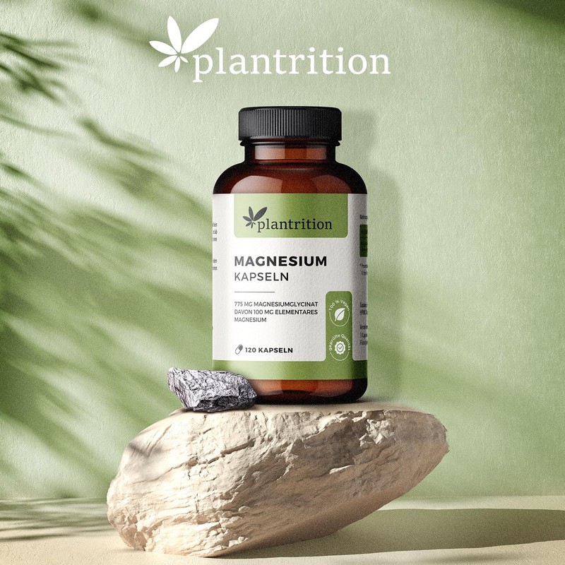plantrition Magnesium capsules 100 mg elemental Magnesium glycinate per capsule