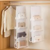 MURRI&MURRDI Hanging Handbag Organizer for Closet, Purse Storage Holder with