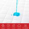Moonsea Waterproof Crib Mattress Protector Quilted Toddler Bed Pad Cover