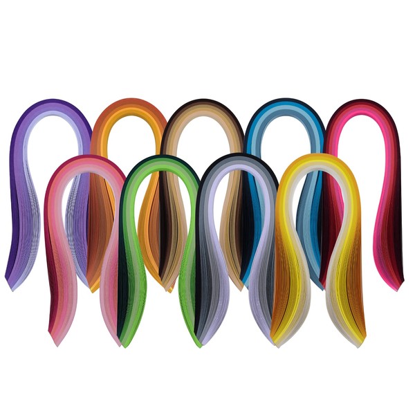 YURROAD Quilling Paper for 36 Colors 900 Strips Paper Quilling