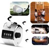 Voarge Hand Counter Clicker Pedometer, Hand Counter with 4-Digit Display