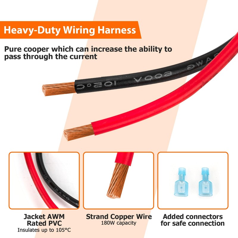 WeiSen Wiring Harness Kit Fit for Toyota Tacoma Tundra 4Runner