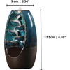 Inscents Waterfall AS-SEEN-ON-TV Ceramic Incense Holder Cone Burner with Backflow