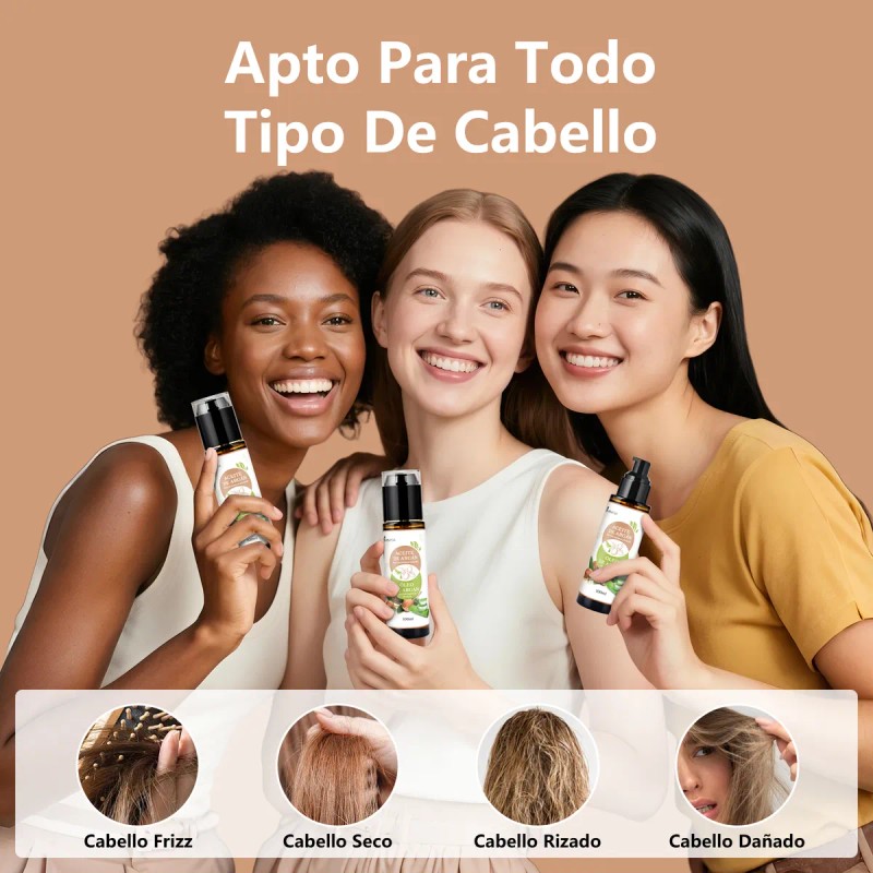 Kaisasa Aceite De Argan Aloe Vera Aceite Cabello Tratamiento