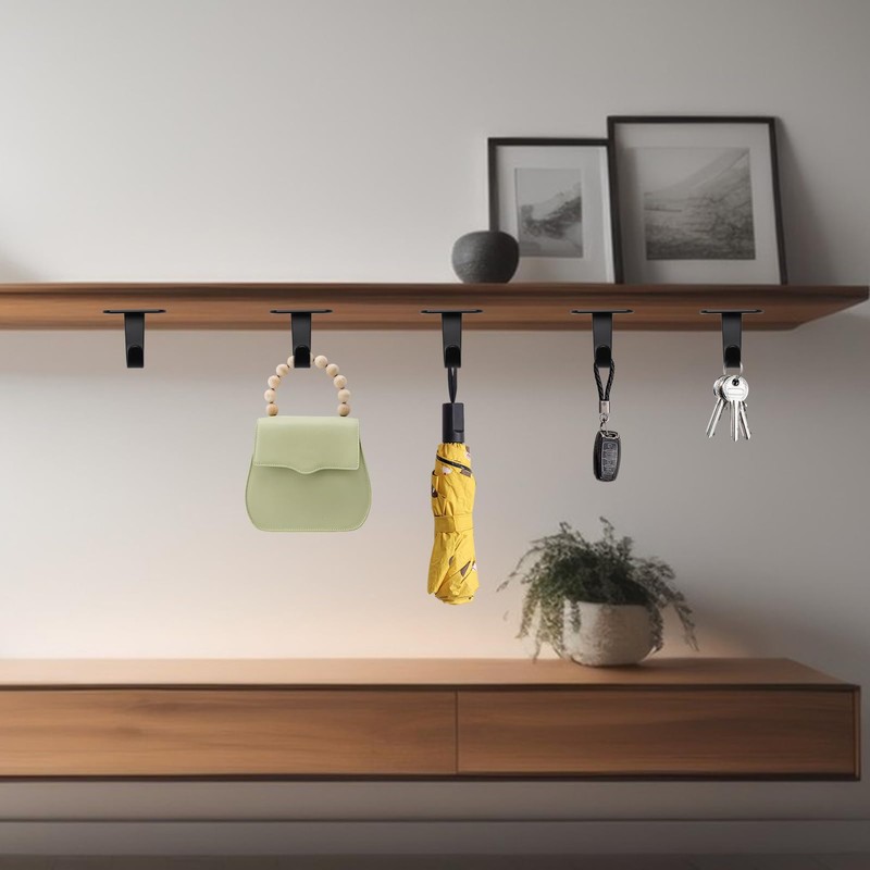 Pack of 12 Ceiling Hooks, Stainless Steel Wall Mounted Ceiling