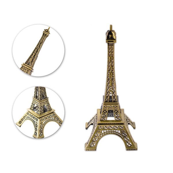 ds. Distinctive Style Eiffelturm-Modell, Eiffelturm-Metallstatue, Eiffelturm-Figur für Souvenirs – 15 cm