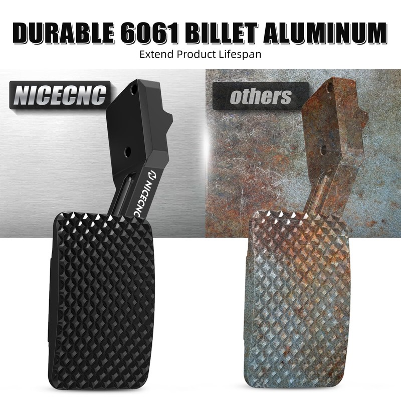 NICECNC Accelerator Pedal Extender Billet Compatible with Can Am X3