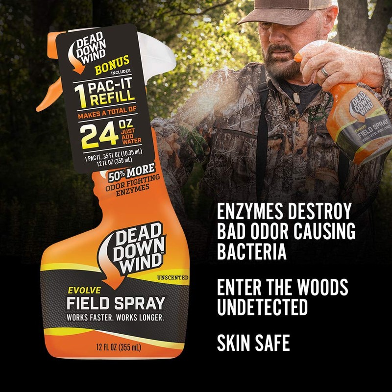 DEAD DOWN WIND Evolve 3D+ Field Spray Botlle & Refill