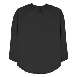 Hat and Beyond Mens Vintage Baseball Raglan 3/4 Sleeve Plain Casual Tee Basic Active T Shirts (Medium, 1hc08_Black/Black)