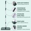Artificial Turf Rake, Double-Sided Turf Brush Rake with 35-56 Inch