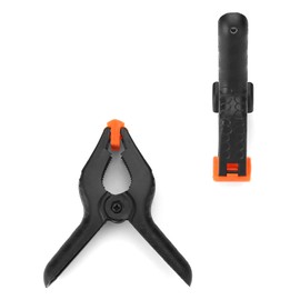 QWORK® 4.5 Inch Spring Clamp Heavy Duty Clamps Quick Grip for Woodwork Home Improvement Photography Studios - 12PCS