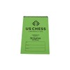 US Chess Federation Commemorative Spiral Chess Scorebook - Green -