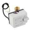 Motorized Ball Valve Electrical 2 Way Normally Open Manual Automatic