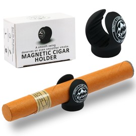 2 Pack Magnetic Cigar Holder for Golf Cart – Golf Cart Accessories，Premium Portable Silicone Cigar Clip with Built-in Magnet Fits 38–52 Ring Gauge, Perfect for Golfing, Fishing, Outdoor Adventures