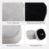 Velvet Ring Box, Mini Engagement Ring box with Detachable Lid,