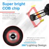 CHUSYYRAY For Hummer H3 2006-2010 6000K 4pcs LED Headlight Hi/Lo+Fog