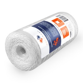 Aquaboon 1 Micron String Wound Water Filter 10x4.5 Replacement - Whole House Water Filter Cartridge Compatible with WP5BB97P,WP10BB97P, AP810, 4-Pack