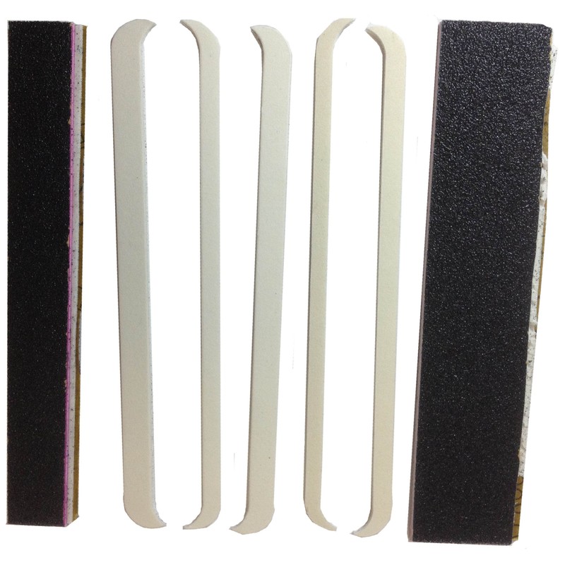 Craft Sanding Scraps, 5 Oz Bag, Mixed Grit, Various Shapes