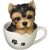 Toyo Sekisu Dog Ornament (Yorkshire Terrier) 14088, Brown, Approx. 5.1